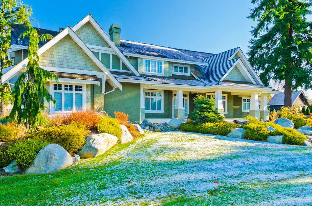 Frost Covered Lawn